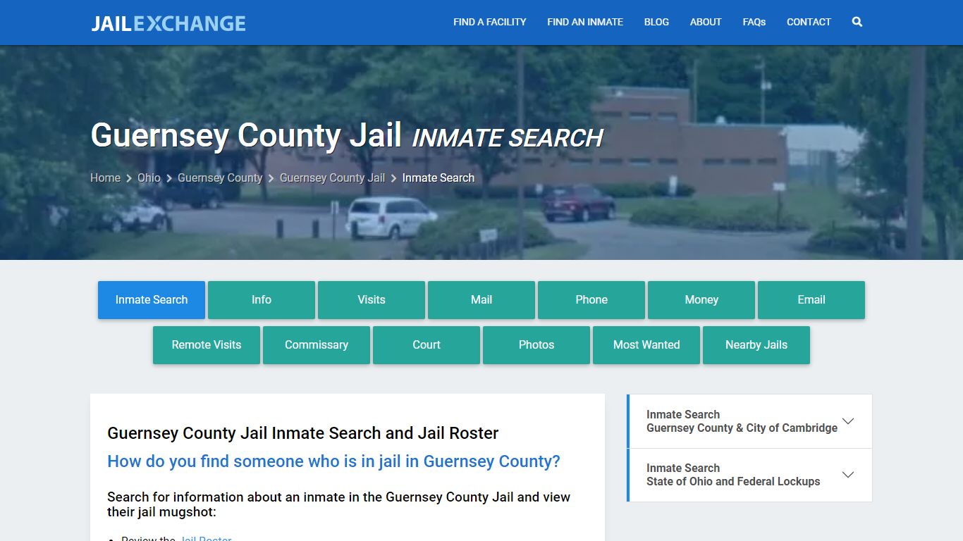 Inmate Search: Roster & Mugshots - Guernsey County Jail, OH